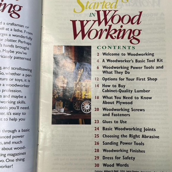 Wood Working Magazine Guide How to Get Started Guide 1995 u - Picture 3 of 6